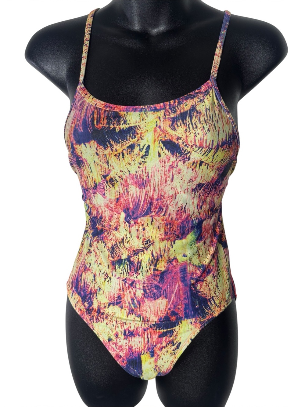 Jolyn Perry one piece swimsuit 28 limited edition st Martin print open back